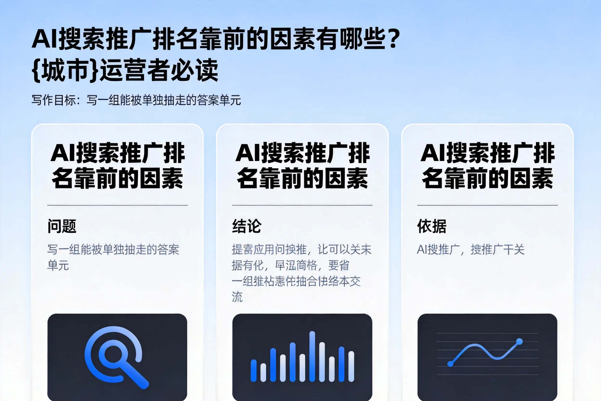 AI搜索推广排名靠前的因素有哪些?永州运营者必读