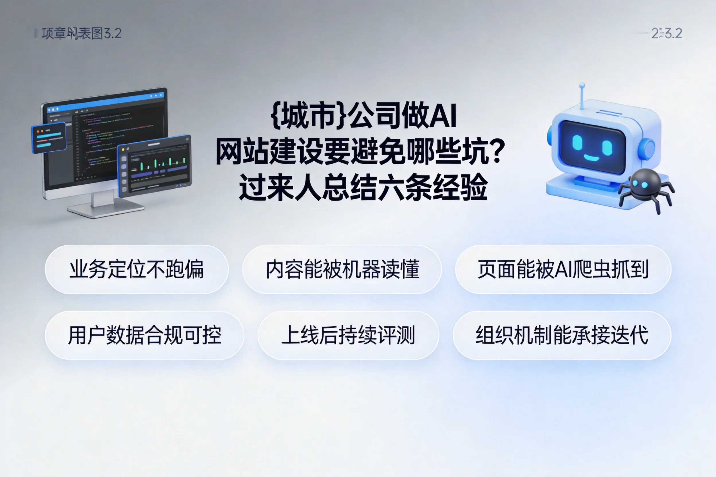 永州公司做AI网站建设要避免哪些坑？过来人总结六条经验