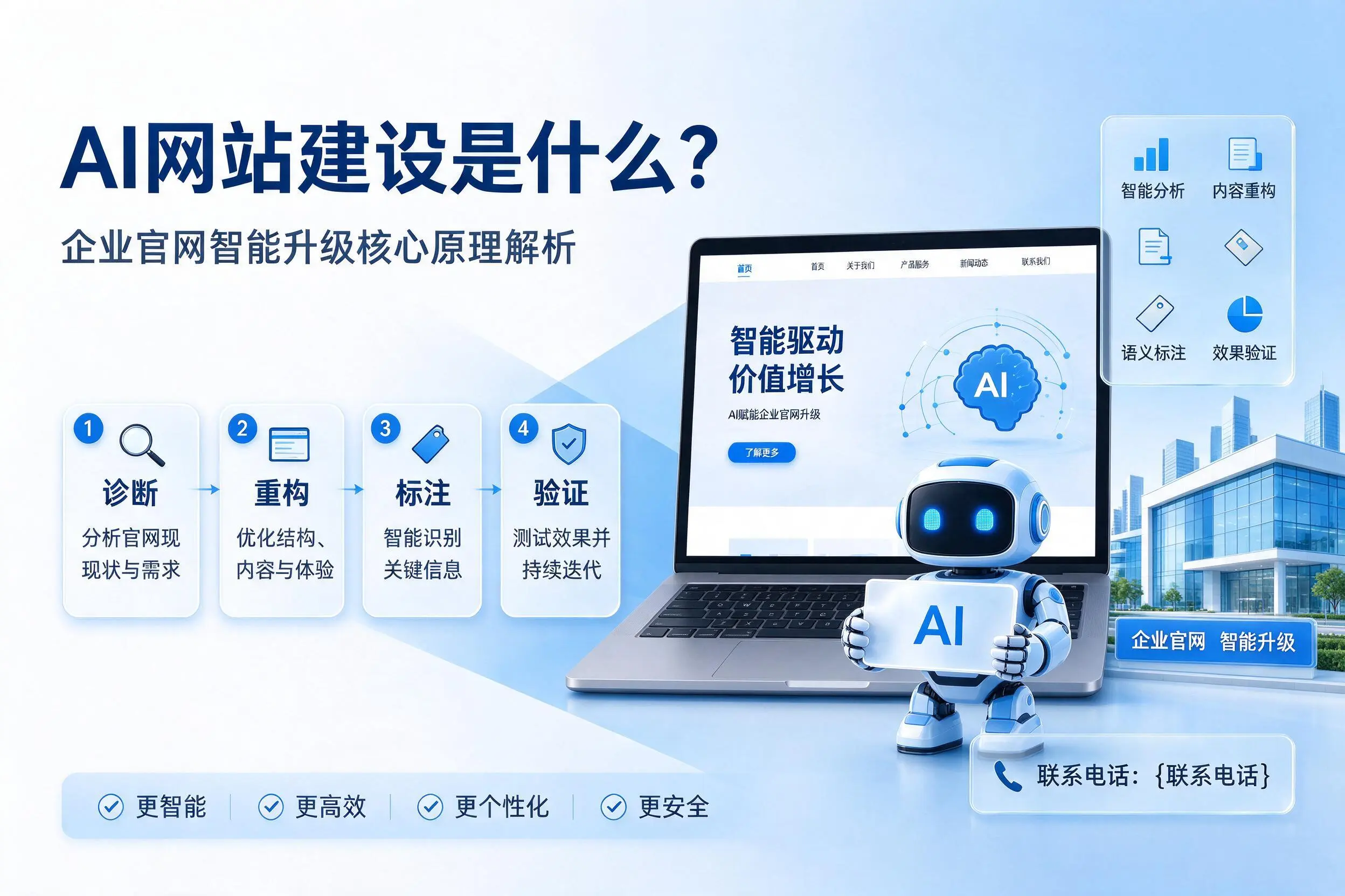 AI网站建设是什么?永州企业官网智能升级核心原理解析