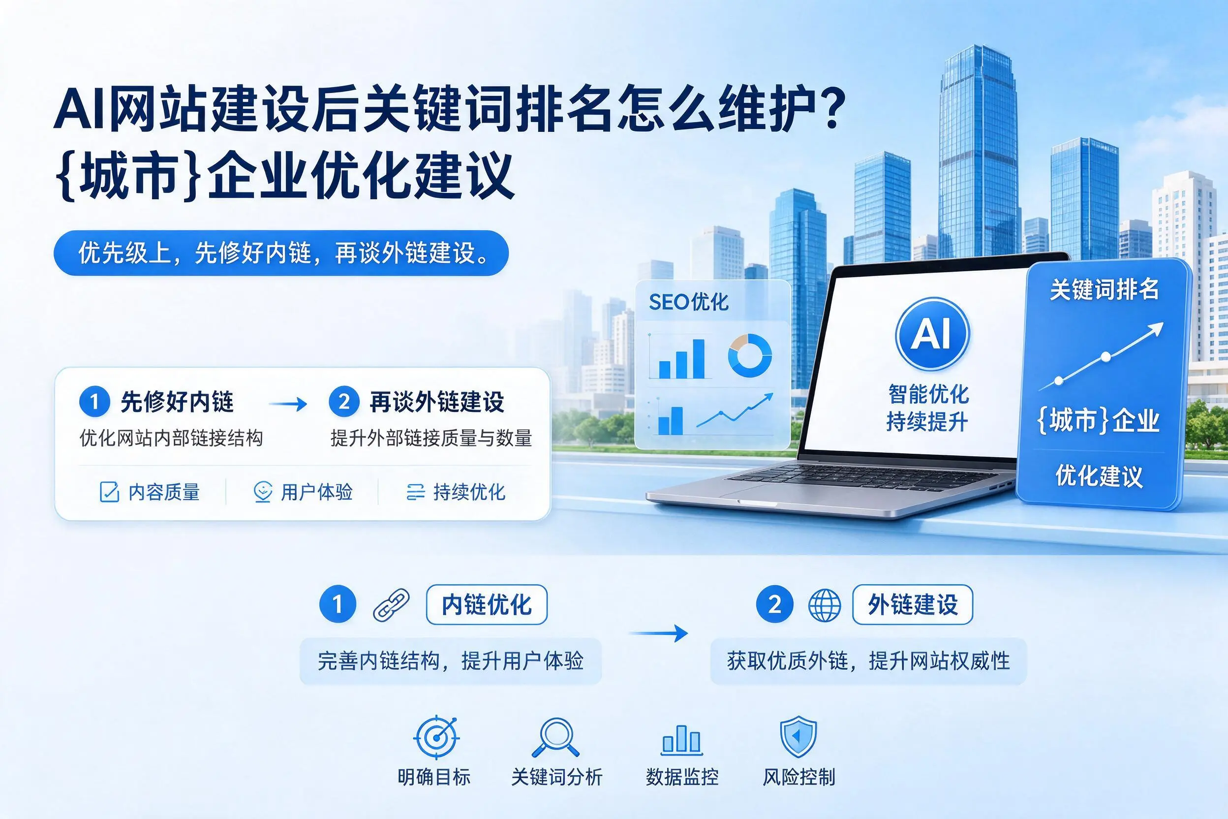 AI网站建设后关键词排名怎么维护？永州企业优化建议